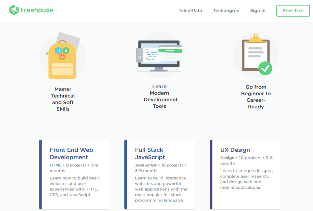 Cursos de programación: Treehouse