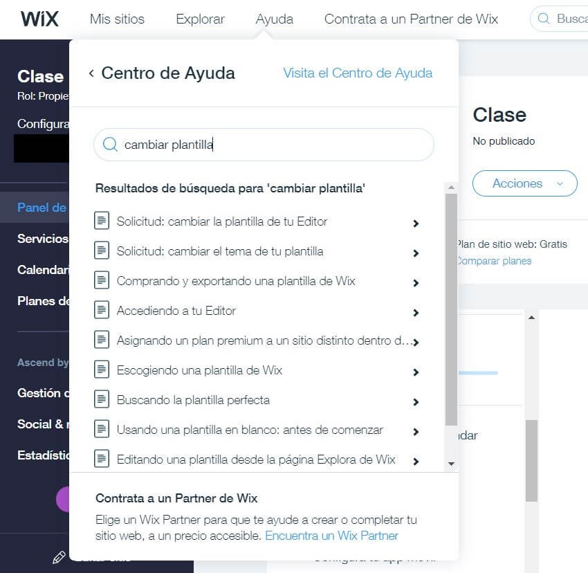 Wix o Squarespace servicio técnico de Wix