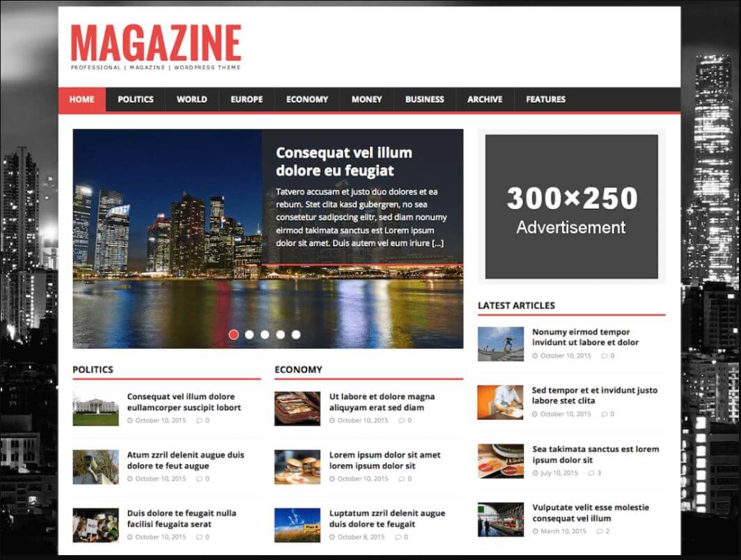 tema de wordpress mh magazine - webolto