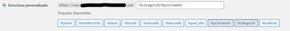 Optimización SEO de categorías