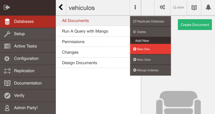 Couch DB gestión de bases de datos para crear una aplicación web