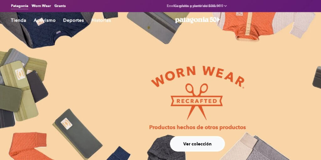 Ejemplo de ecommerce creado con Shopify Patagonia Argentina