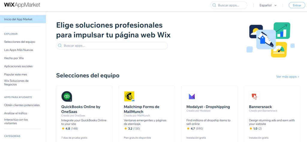 Wix App Market