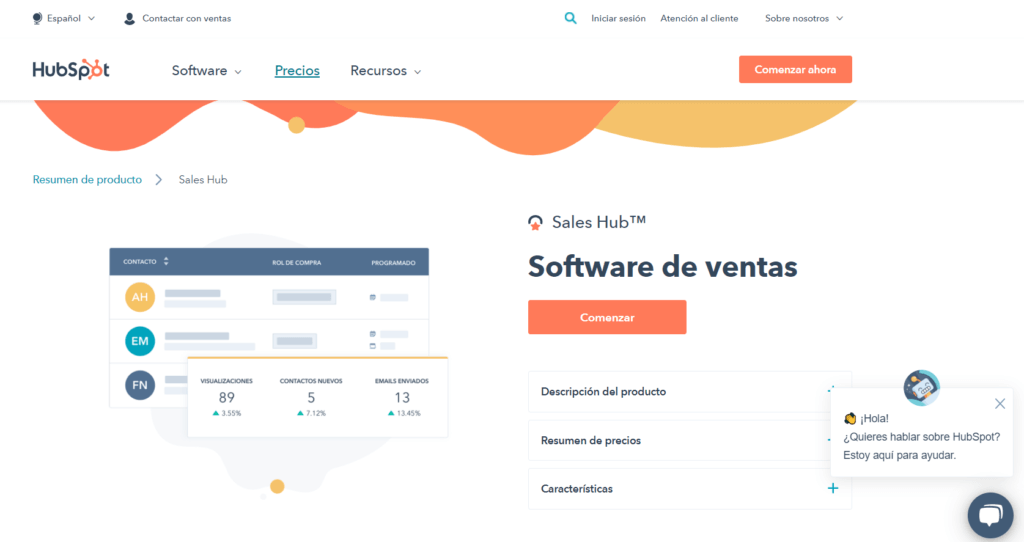 Hubspot Sales ventas B2B