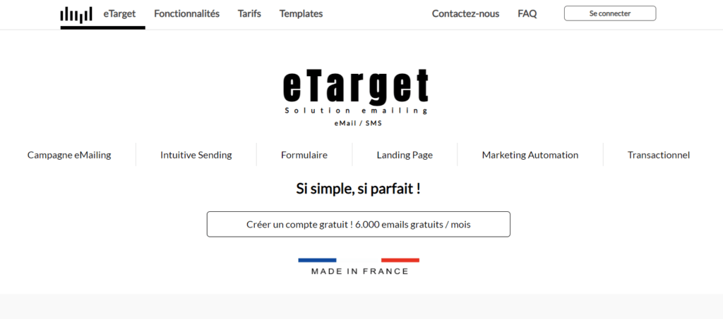 Email marketing gratis con eTarget