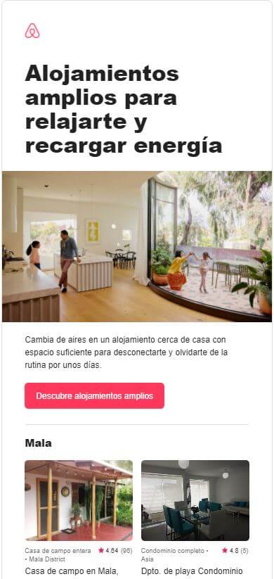 Ejemplos de Email Marketing