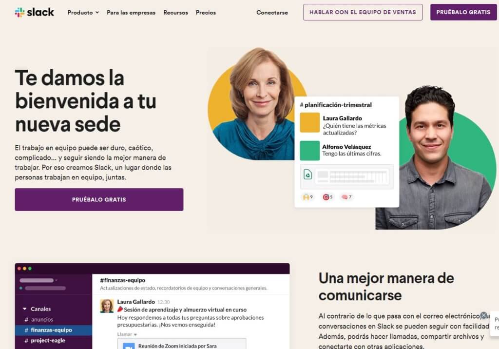 Slack, herramienta para comunicar entre equipos de una empresa