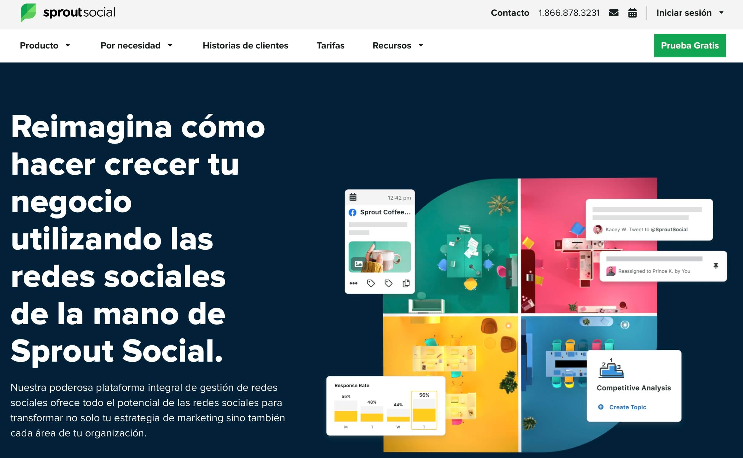 Sprout Social - Alternativas a hootsuite