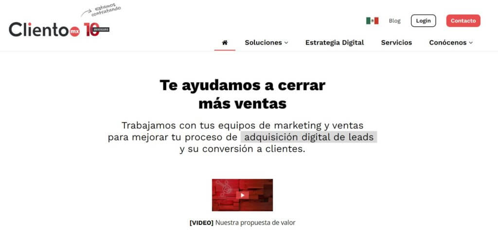 Agencias de marketing digital en México Cliento