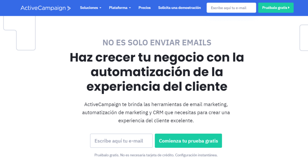 programas de emailing Activecampaign