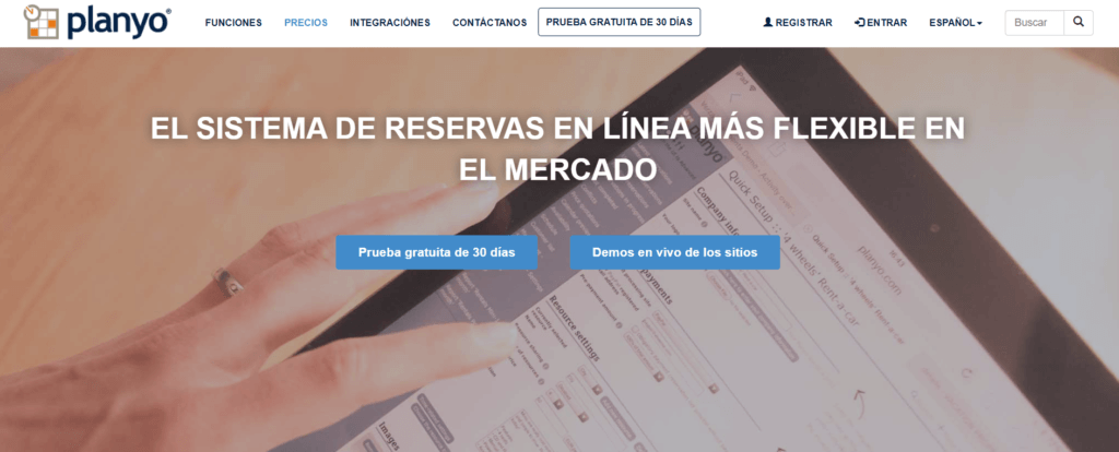 Programas para gestionar reservas Planyo