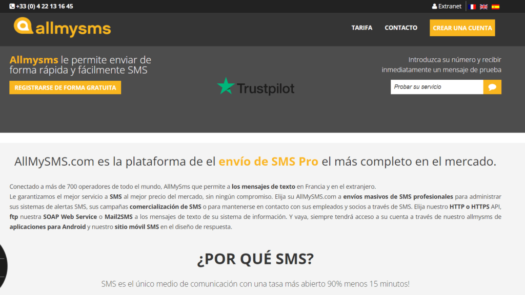 plataforma de SMS marketing allmysms