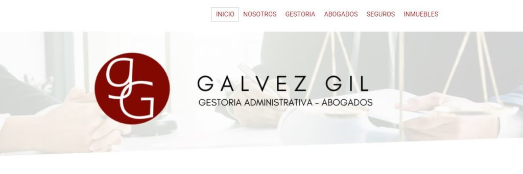 Ejemplo de web de abogados creada con Jimdo