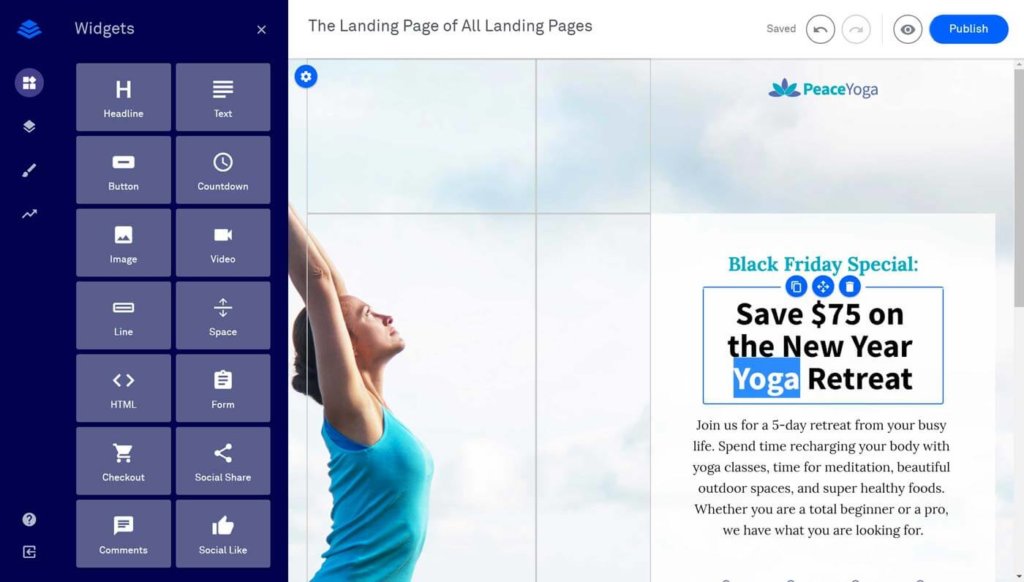 Editor de LeadPages