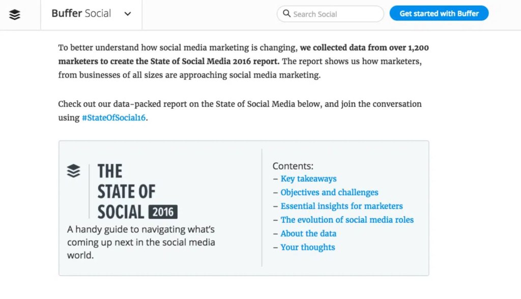 State of Social Media 2016 de Buffer