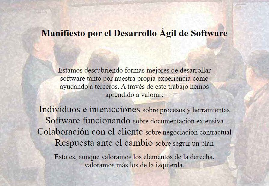 Manifiesto por el Desarrollo Ágil de Software