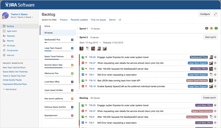 Atlassian KIRA herramienta de gestión de proyectos agile
