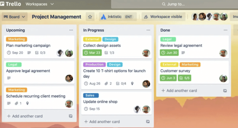 Tablero de Trello