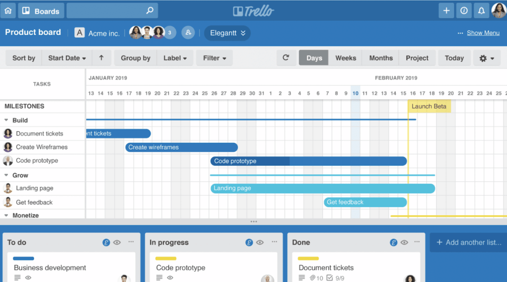 Planning retroactivo con Trello