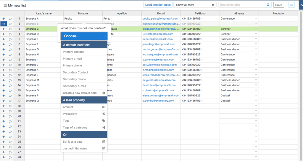 Archivo de prospección en noCRM