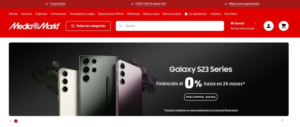 Elementos de confianza de MediaMarkt