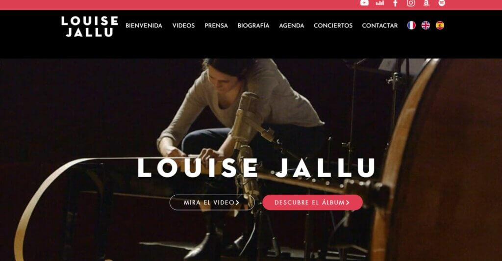 Portafolio creado con Wix de Louise Jallu