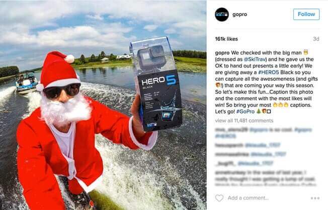 Publicación de Instagram de GoPro