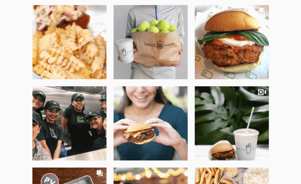 Cuenta de Instagram de Shakeshack