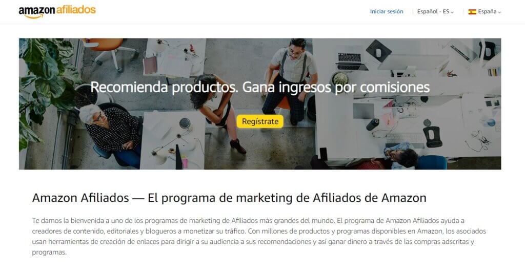 Amazon Afiliados para ganar dinero con el marketing de afiliación
