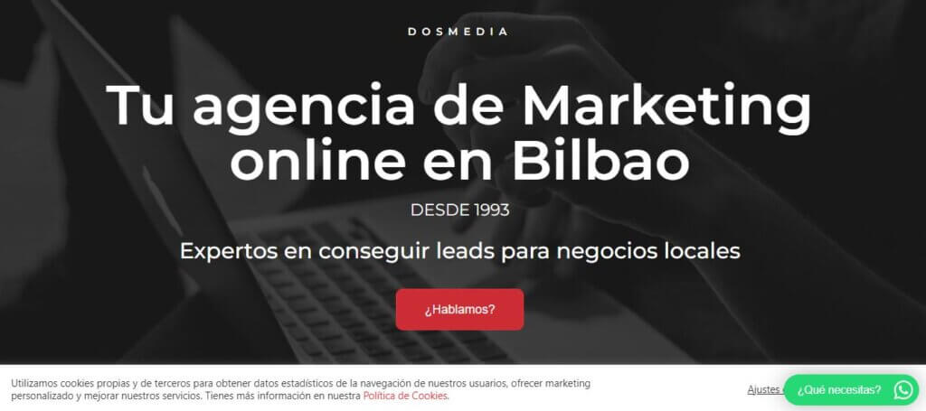 Sitio web de Dosmedia