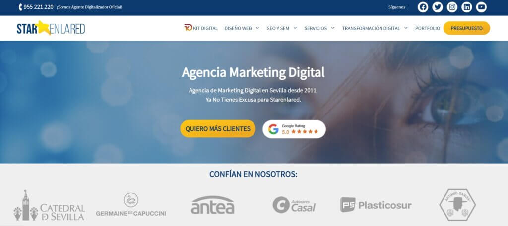 Mejores agencias SEO de Sevilla Starenlared