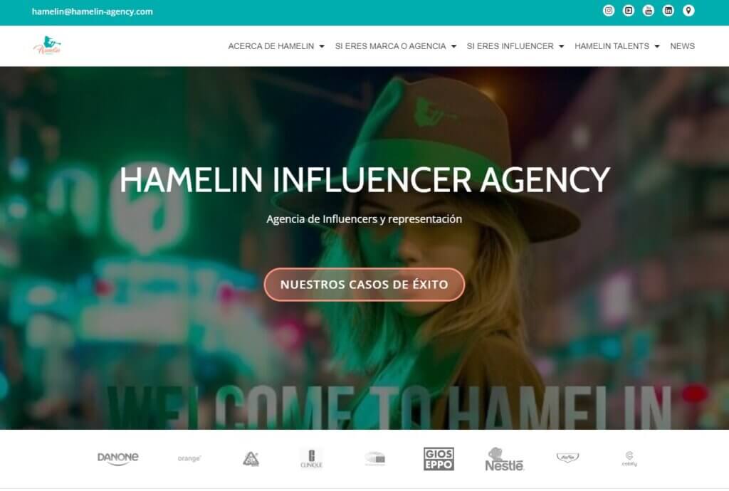 Mejores agencias de influencers de Barcelona Hamelin