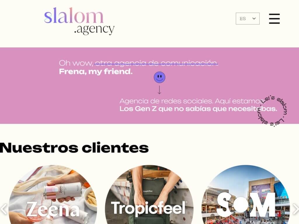 Mejores agencias de influencers de Barcelona Slalom Agency