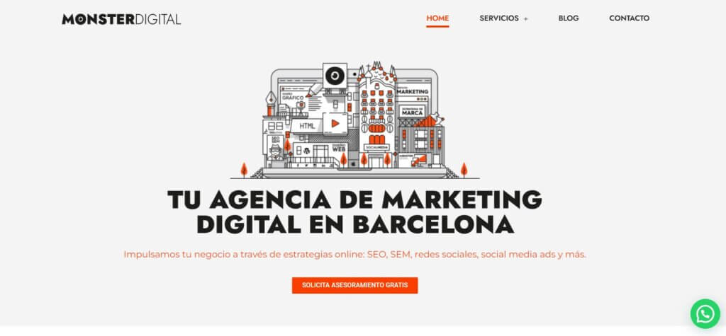 agencia de Google Ads de Barcelona Monster Digital