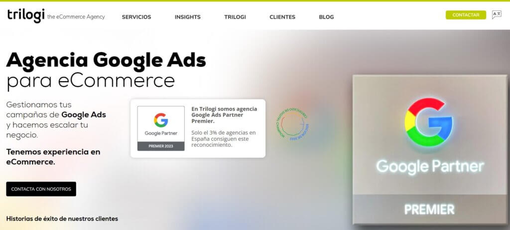 agencia de Google Ads de Barcelona Trilogi
