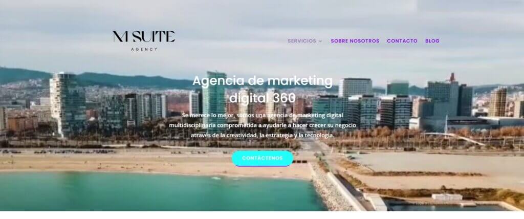 Agencia de diseño web en Barcelona M Suite