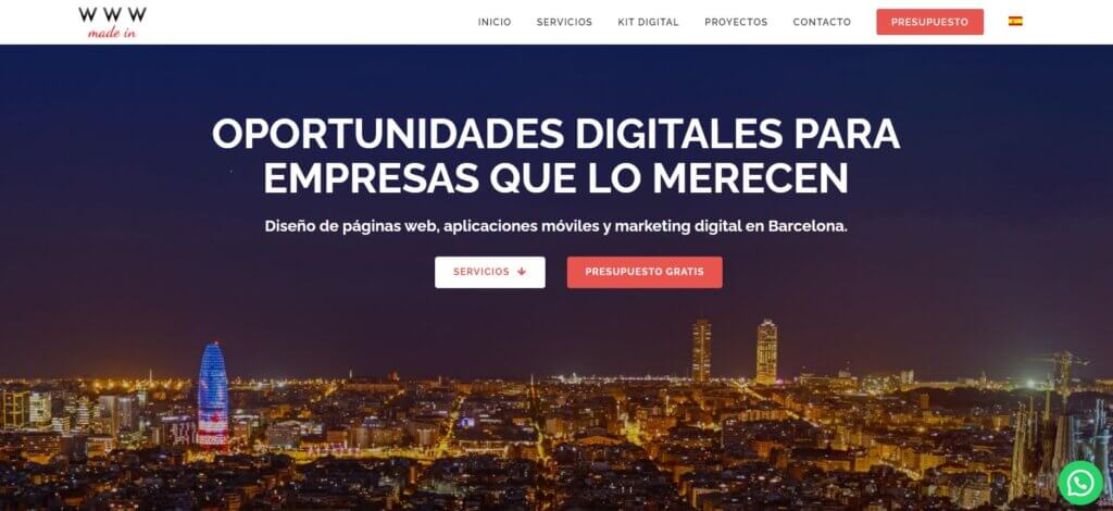 Agencia de diseño web en Barcelona wwwarcelona