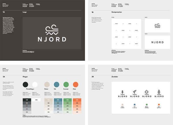Manual de marca da Njord