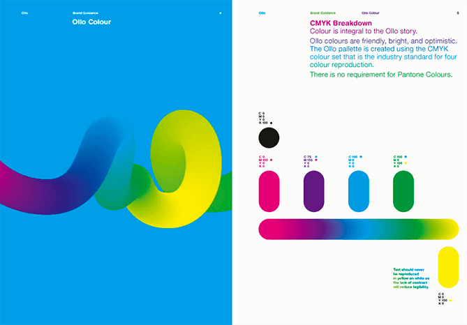 cores da marca Ollo