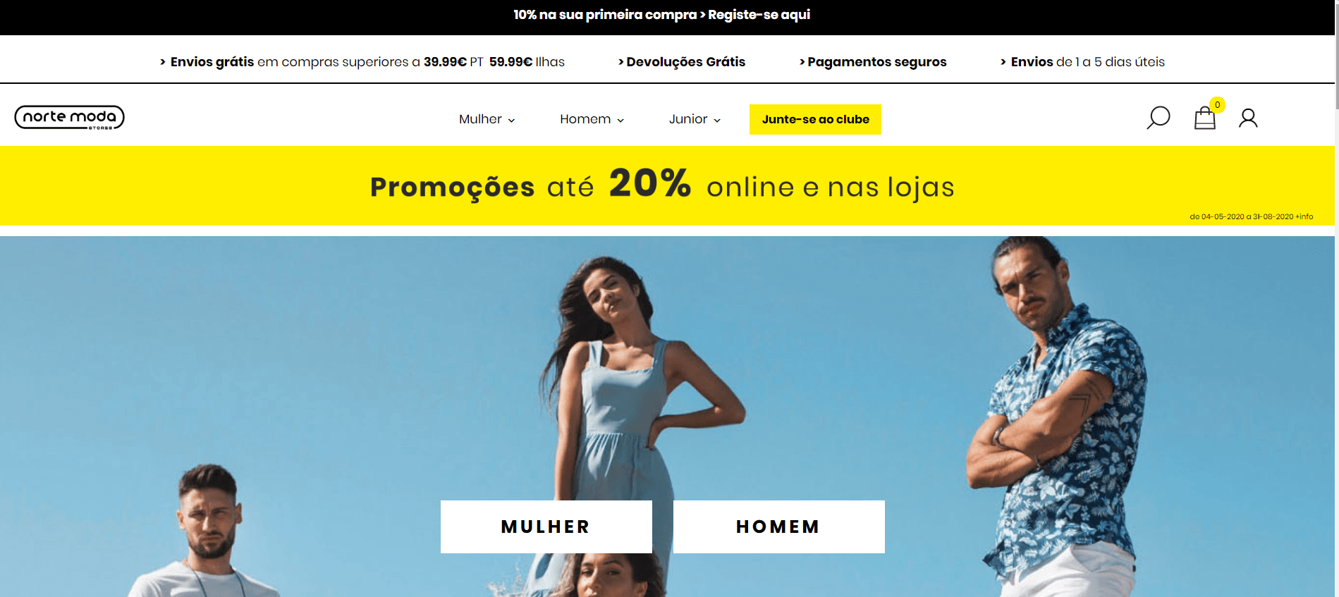 Site da NorteModa