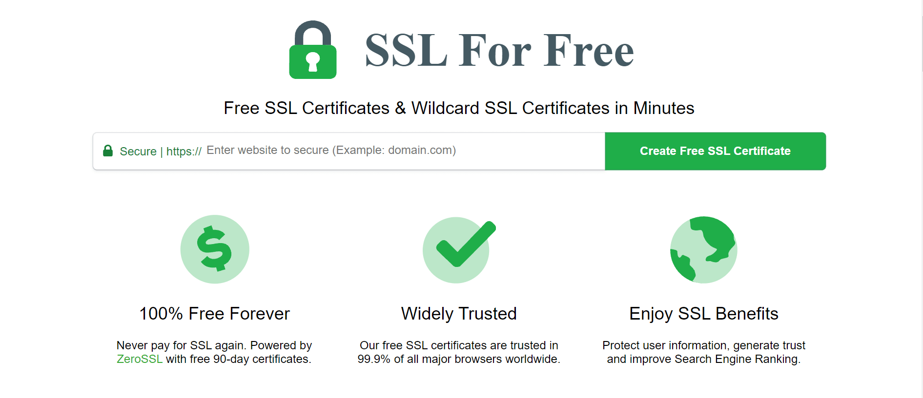 certificado ssl ssl for free