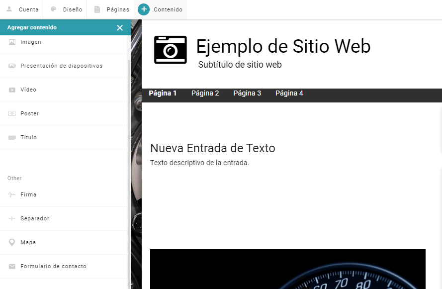 Contenidos Simplesite